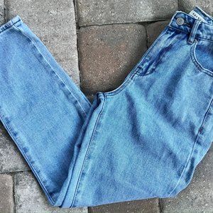 PacSun Mom Jeans Size 23 Blue Denim 27" Inseam